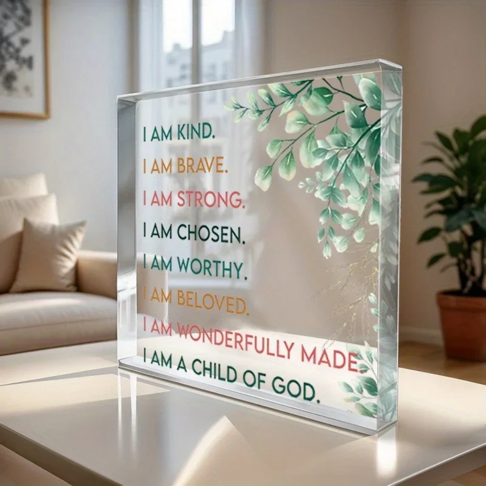 Home Office Room Inspiration - لافتة تحفيزية من الأكريليك من CIFBUY