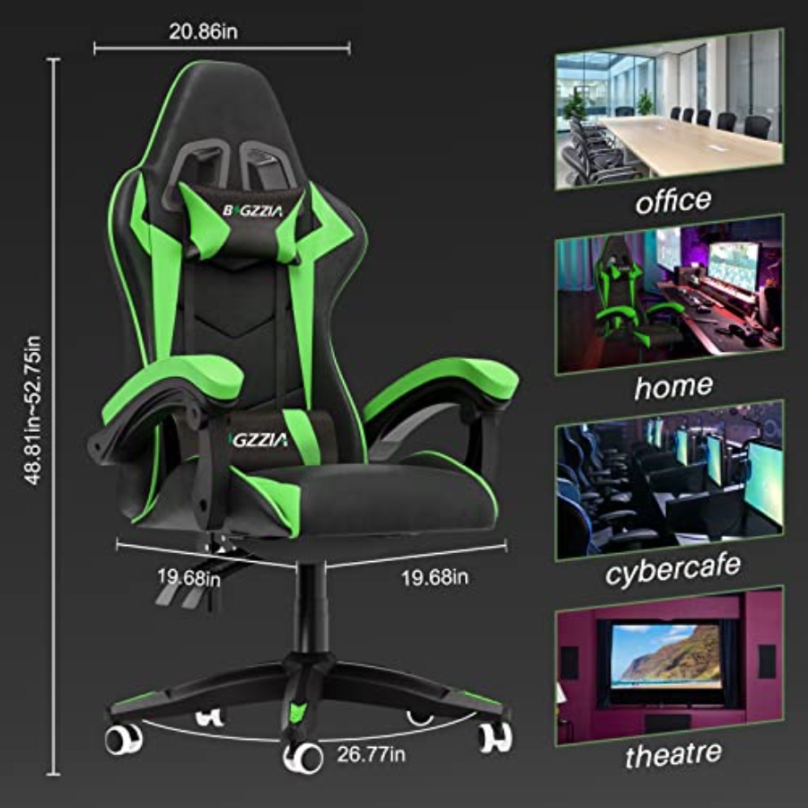 كرسي ألعاب مزود بدعم للظهر، من - مراجعة Ergonomic Office Chair وسعره