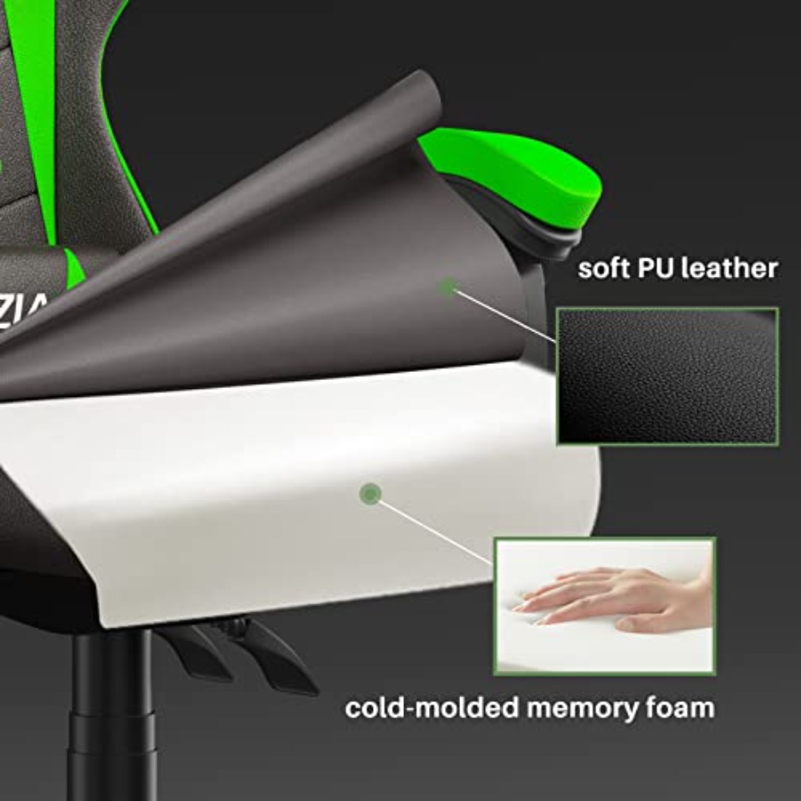 كرسي ألعاب مزود بدعم للظهر، من - مراجعة Ergonomic Office Chair وسعره
