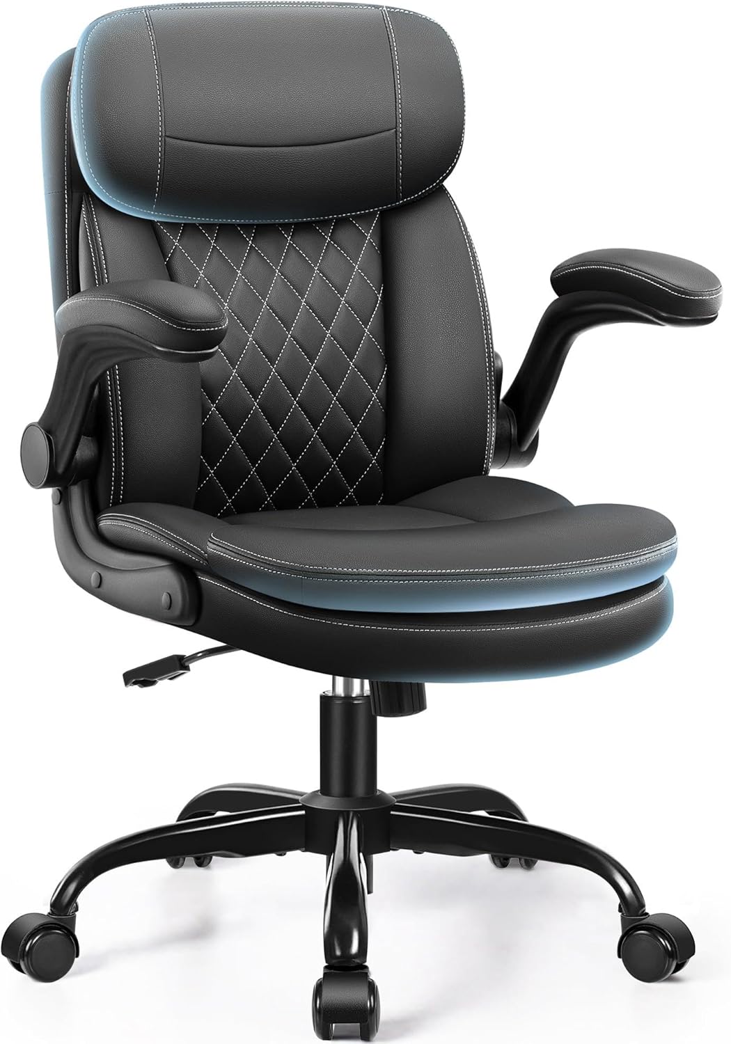 كرسي مكتب مريح مع وسادة مزدوجة - مراجعة Ergonomic Office Chair وسعره