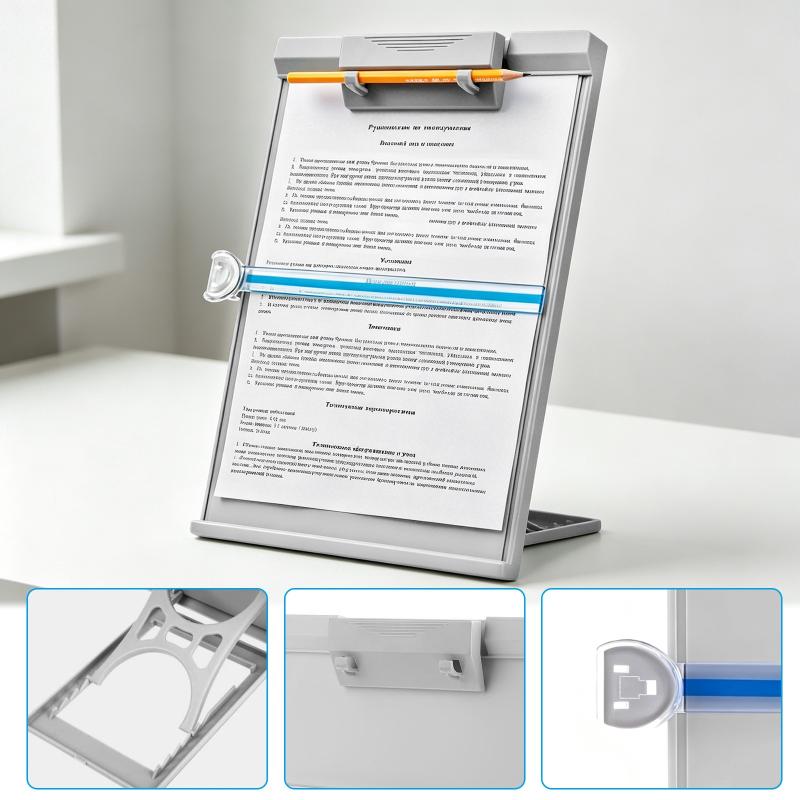 حامل وثائق قابل للتعديل مقاس A - مراجعة Document Holder Stand وسعره