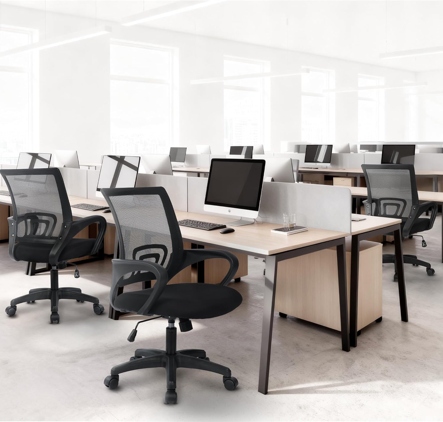 كرسي مكتب شبكي مريح مع دعم للظ - مراجعة Ergonomic Office Chair وسعره