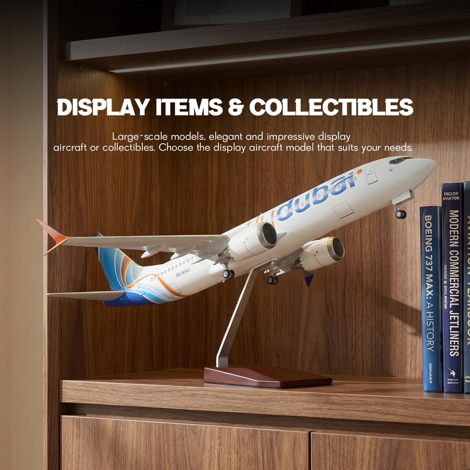 نموذج طائرة دبي B737 مصنوع من  - مراجعة Home Office Dubai وسعره