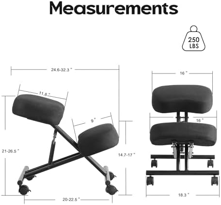 كرسي مريح للركوع، مصنوع من قما - مراجعة Ergonomic Office Chair وسعره