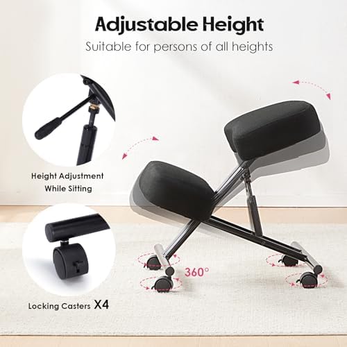 كرسي مريح للركوع، مصنوع من قما - مراجعة Ergonomic Office Chair وسعره